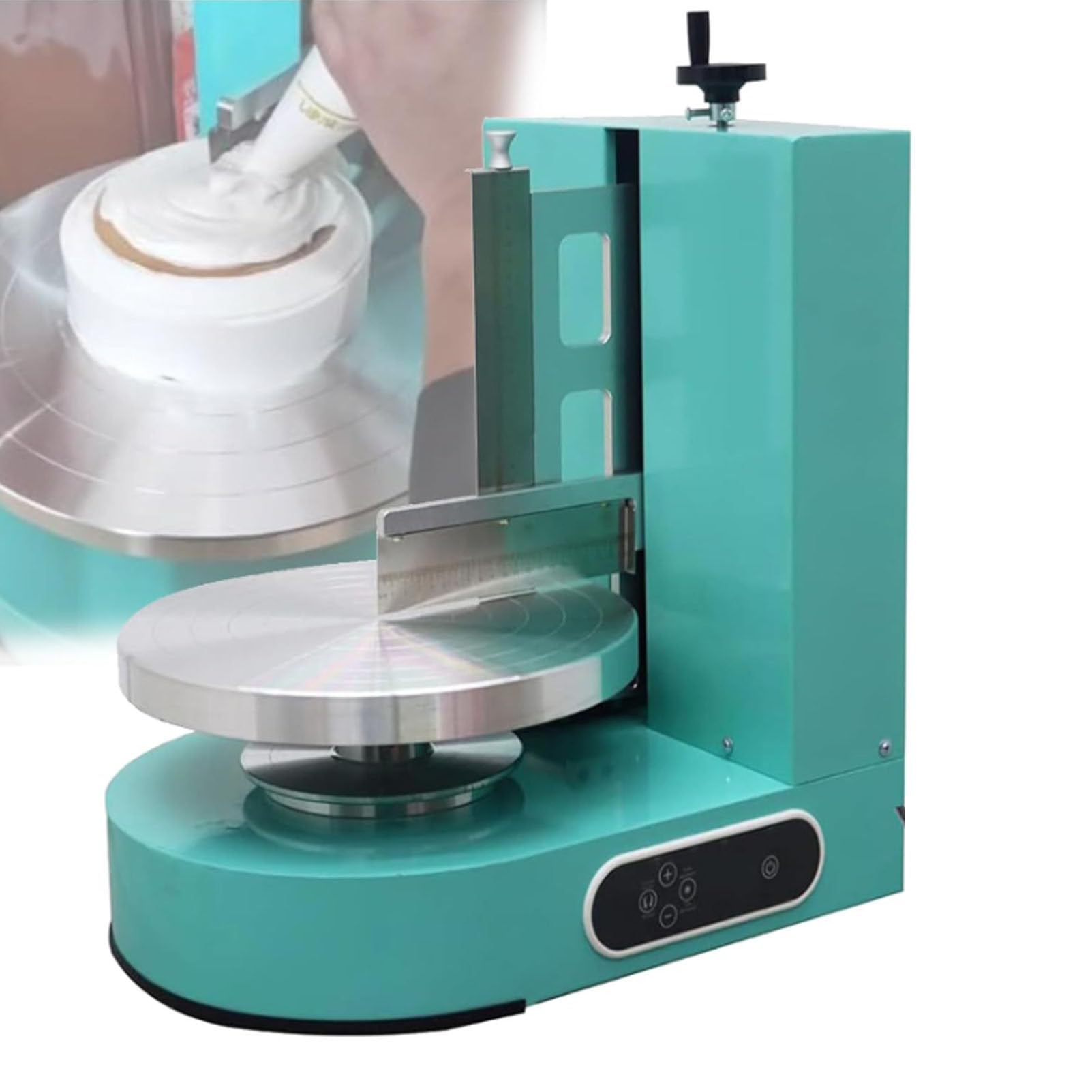 Machine à Glaçage de Gâteau - Portable Réglable Automatique Décoration de Gâteau Lisseur pour Gâteaux d'Anniversaire - Outil de Cuisson Essentiel