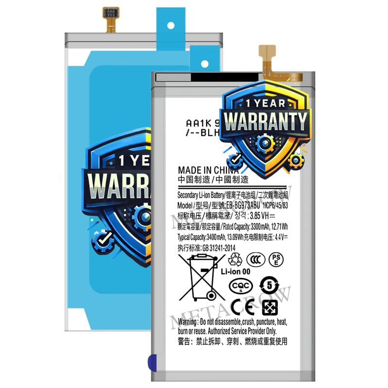 Image of Original EB-BG973ABE Battery Compatible for Samsung Galaxy S10 - (3400mAh) - 1 Year Warranty JK1