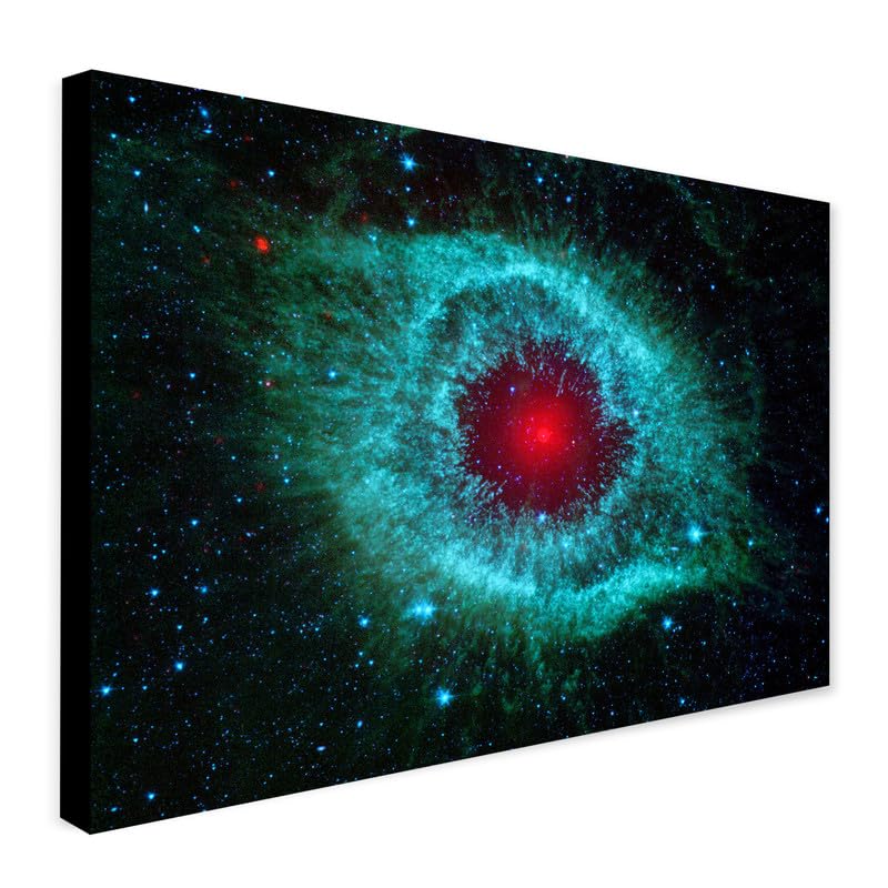 Nebula - NASA - Hubble Space Telescope - Space Wall Art - Wrapped Framed Canvas Wall Art (A2 [24 x 16 inch / 61 x 41 cm])