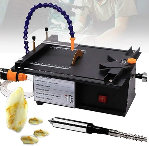 Máquina de pulir de jade, máquina pulidora de jade de joyería, máquina de tallado de cincel ajustable de 7 velocidades, 110 V, grabado eléctrico de