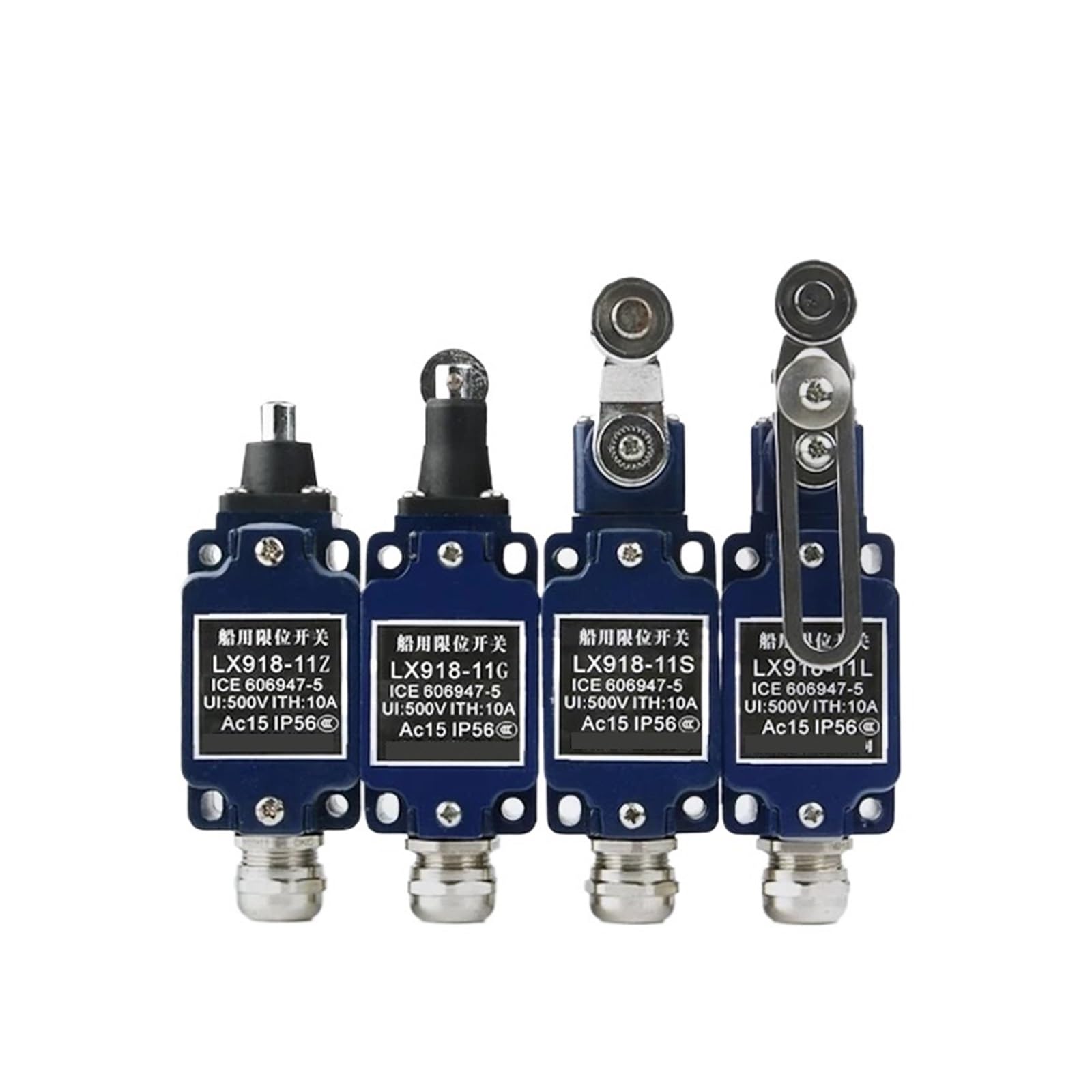 Interrupteurs de fin de course marins robustes LX918-11S IP56 - 3