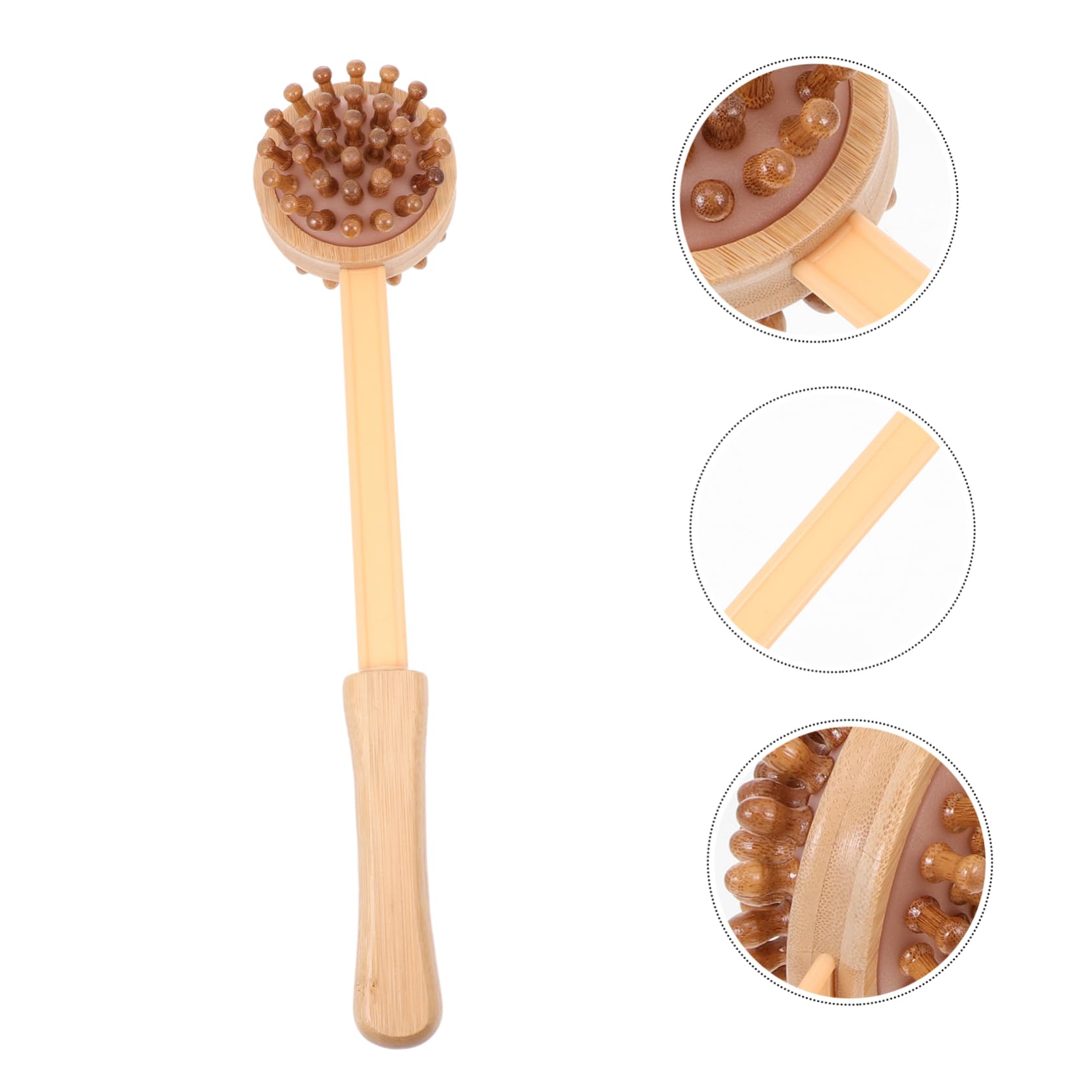 Martillo De Masaje De Bambú Equipo De Masaje Para Terapia De Salud Masajeador De Brazos y Espalda Para Relajación Post-ejercicio
