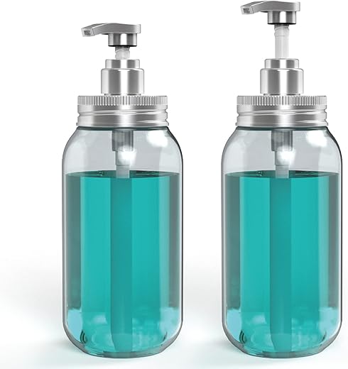 Luvan Dispenser di Sapone 450 ml,Realizzato in Materiale Sicuro, Privo di BPA,Facile...