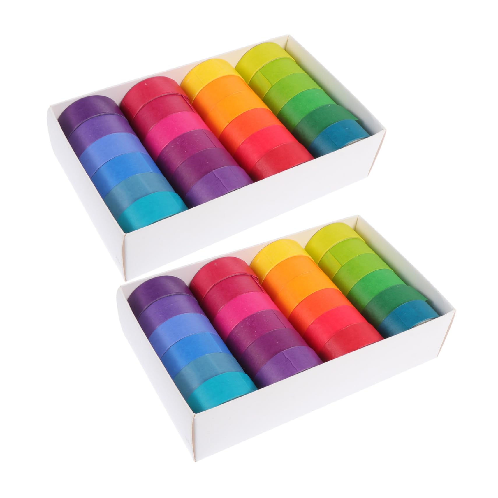 48 Rollen Farbiges Washi Tape Klebeband aus Papier Leicht Klebend für Dekorationen und Scrapbooking im Tagebuch Gestalten
