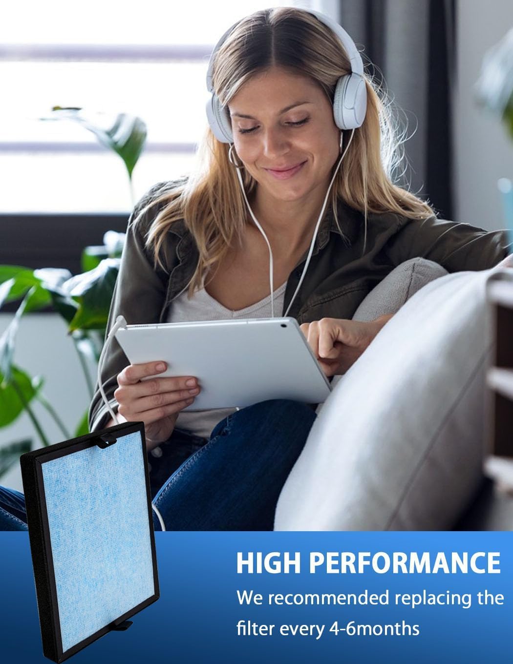 BBT BAMBOOST M11 HEPA Filter Compatible with HIMOX M11 & M11 WiFi Air Purifier, 3-in-1 True HEPA and High-Efficiency Activated Carbon Filter, 1 Pack - Image 4