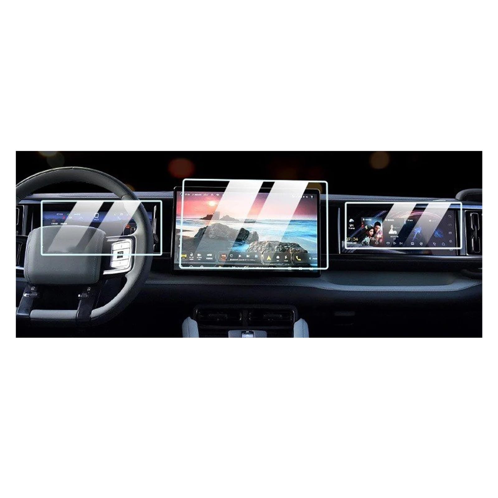 Film Écran Verre Trempé BYD Leopard 5 Finition Premium Habitacle Automobile