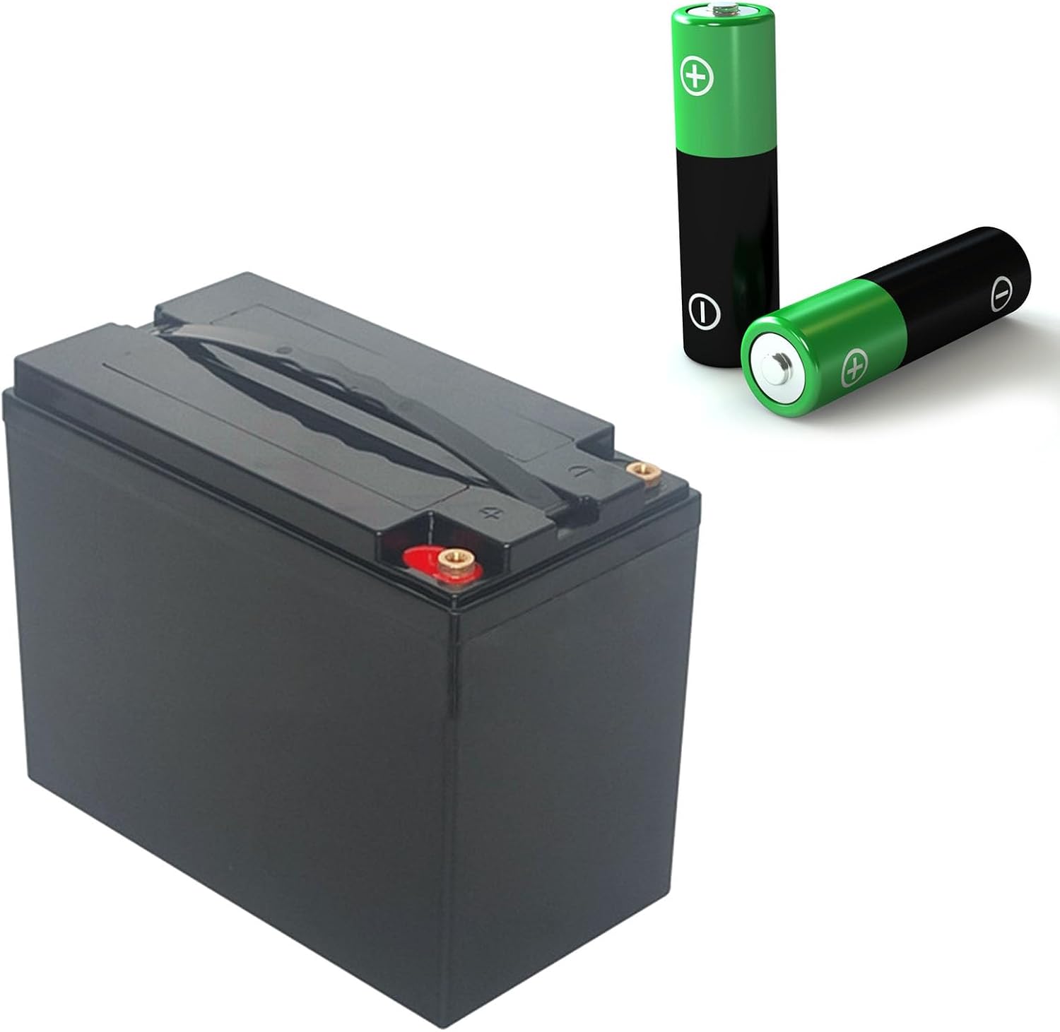 12V 50AH 18650 Case with Ergonomic Handle Empty Battery Box for Easy Portability and Stable Voltages