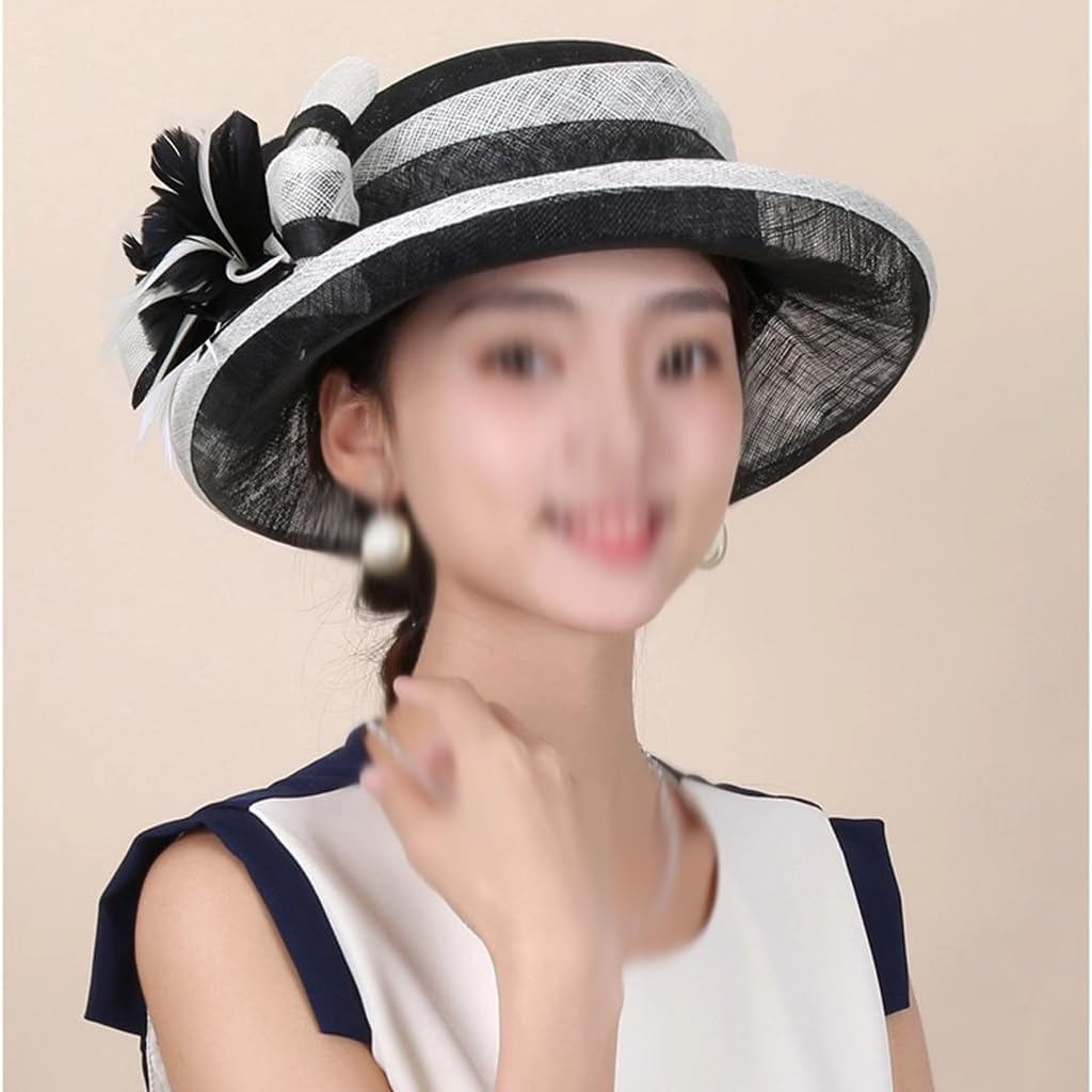 Sun Visor Women's Sunscreen Sun hat Women's Fisherman hat top hat Female Temperament(D)