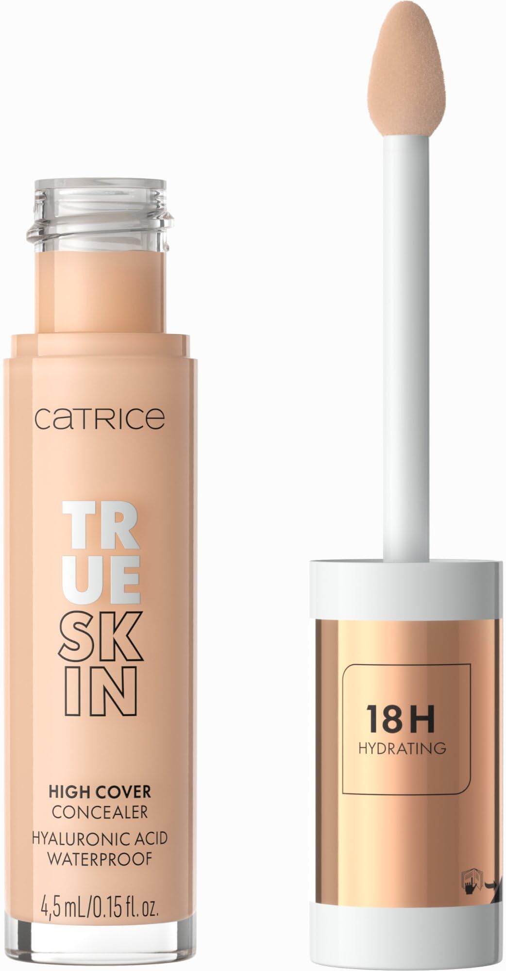 Cosmetics True Skin High Cover Concealer 18h hydrating Waterproof MakeUp (015 Warm Vanilla)