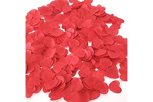 Red Heart Confetti, Carpet of Love for Weddings