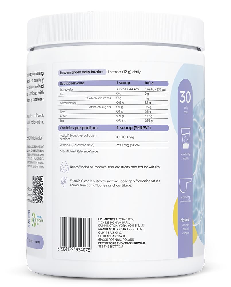 Osavi Marine Collagen Wild Cod, Lemon - 360g