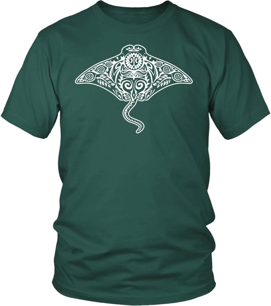 Grafik Traffic Manta Ray Tattoo Tribal Hawaii T-Shirt