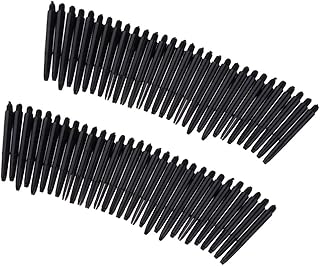 DYNWAVE Bulk 60 Dart Shafts, 2BA Dart Stems Throwing Toy Accessories - Strong & Lightweight