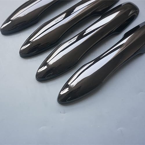 Miniatura 3 de Cubierta para manija de puerta negra brillante para Toyota Camry 2018-2022 Prius Hatchback 2016-2021 Corolla Hatchback Avalon 2019 2020 2021 2022