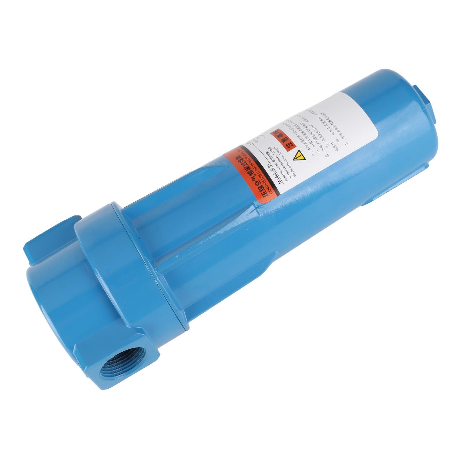KUIDAMOS Filtre de Débit de Compresseur D'air, Boîtier Robuste en Alliage D'aluminium, Drainage Manuel Facile, 3cm, 1,0mpa, 1,5nm³/min, pour la Maison et le Garage (T-001)