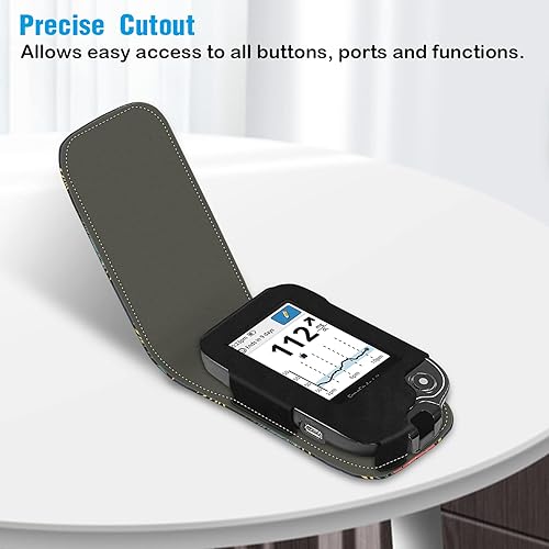 Vista 45 de Funda protectora de piel sintética para Freestyle Libre 3 2 / Libre Reader, ligera, a prueba de golpes, funda de transporte para diabéticos con clip