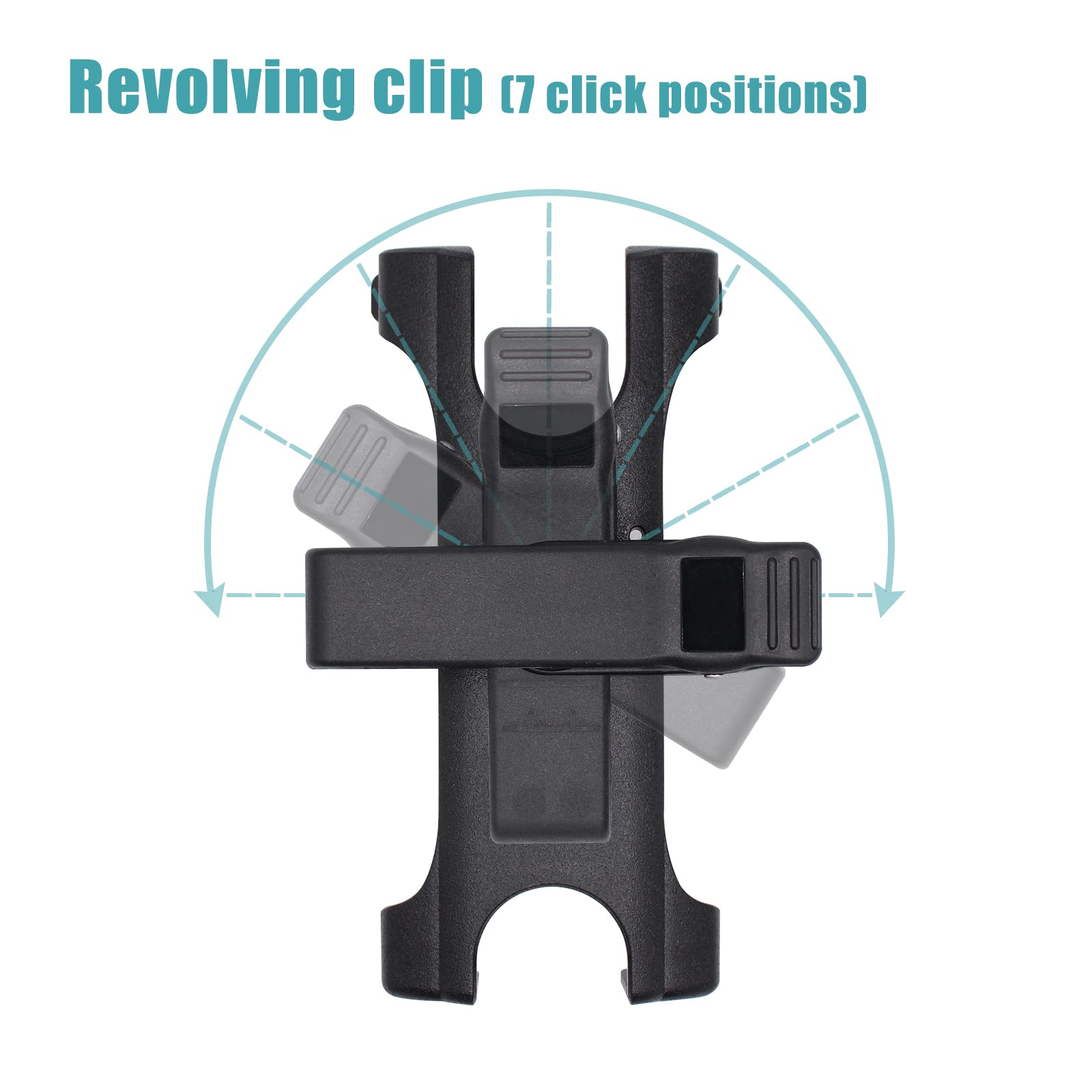 Holster Radio Professionnel Étui Radio Motorola HYS - Compatible SL300/SL500 /SL1600, Clip Ceinture Pivotant Holster Radio Motorola