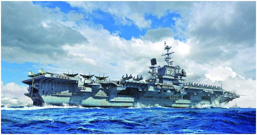 Trumpeter 756716-1/700 CV-67 USS John F. Kennedy - Maßstab 1:700