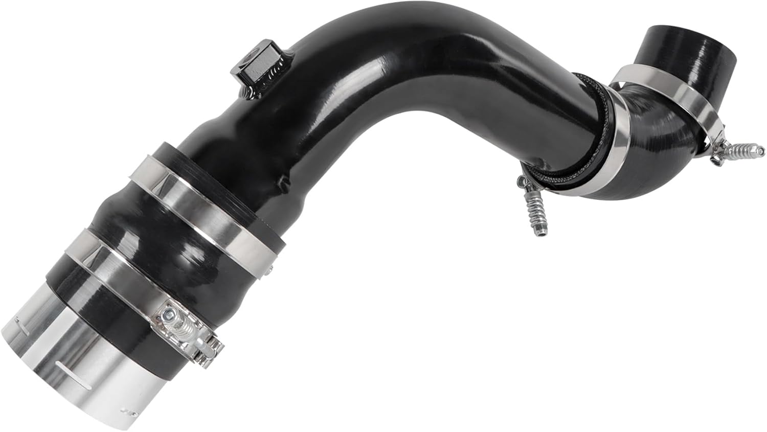 Turbo Intercooler Outlet Cold Side Charge Pipe Fit for Ford Power Stroke 2017-2024 6.7L replacement for BC3Z-6F073-D(Black)