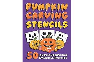 Halloween Pumpkin Carving Stencils for Kids