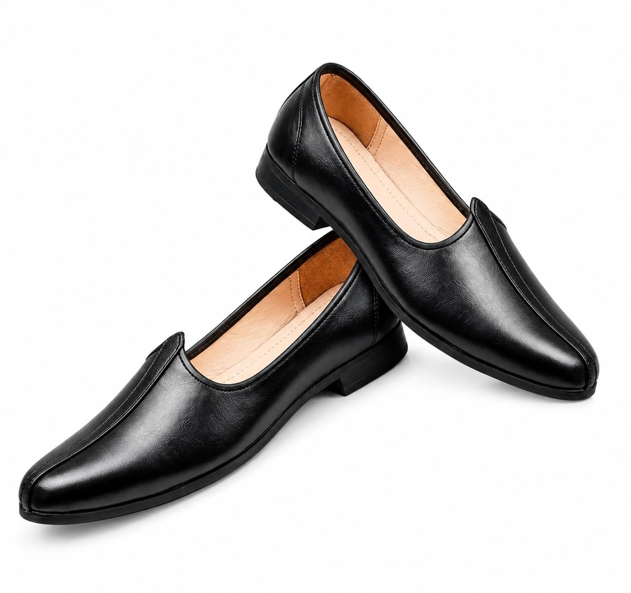 r rj trends Trendy Men Mojaris and Juttis | Traditional Men's Black Jutti | Pure Leather | Punjabi Shoe | Ethnic Footwear | Stylish Men's Fashion-picture-43