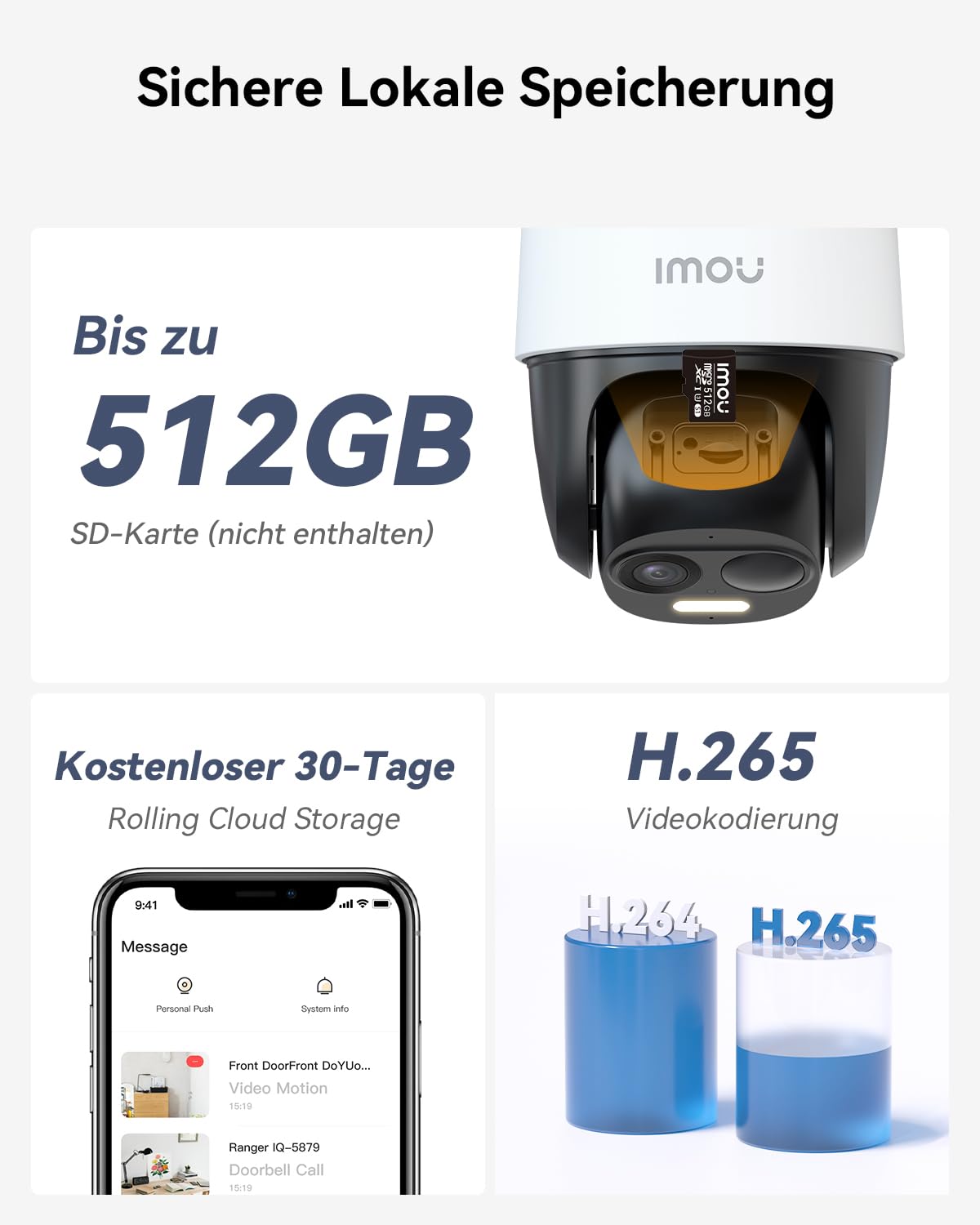 Imou 2K Solar Überwachungskamera Aussen Akku mit AI Personen-/Fahrzeugerkennung, 360° PTZ WLAN IP Kamera Outdoor Kabellos, Farbnachtsicht, 2-Wege-Audio, Sirene, Privatmodus, IP65, Kompatibel mit Alexa