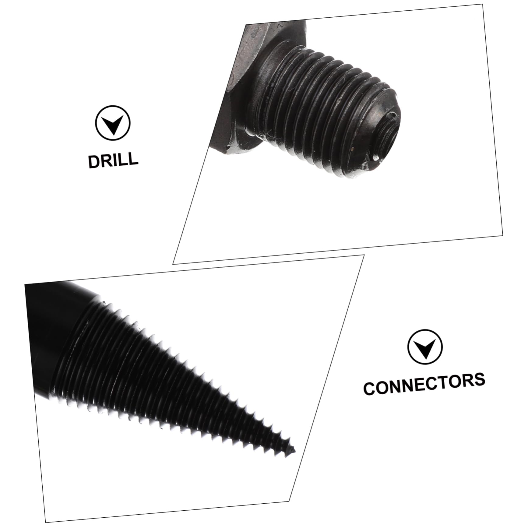 Broca para Partir Madera 5 Piezas de Acero Tratado y Resistente