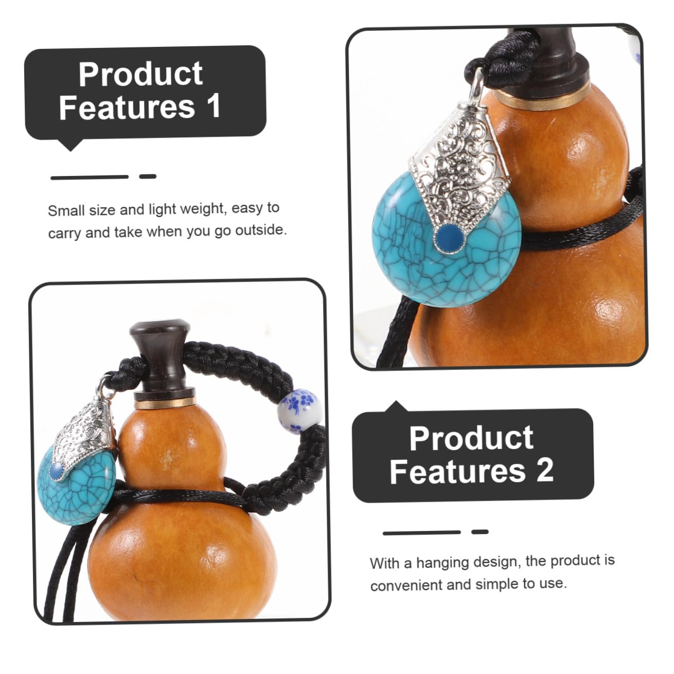 Cabilock Retro Kürbisflasche aus Natürlichem Material Auslaufsicherer Weinhalter mit Kreativem Kalebassen design Dekorativer Likör flaschenhalter für Zuhause Bar Hotel Praktische Kleine