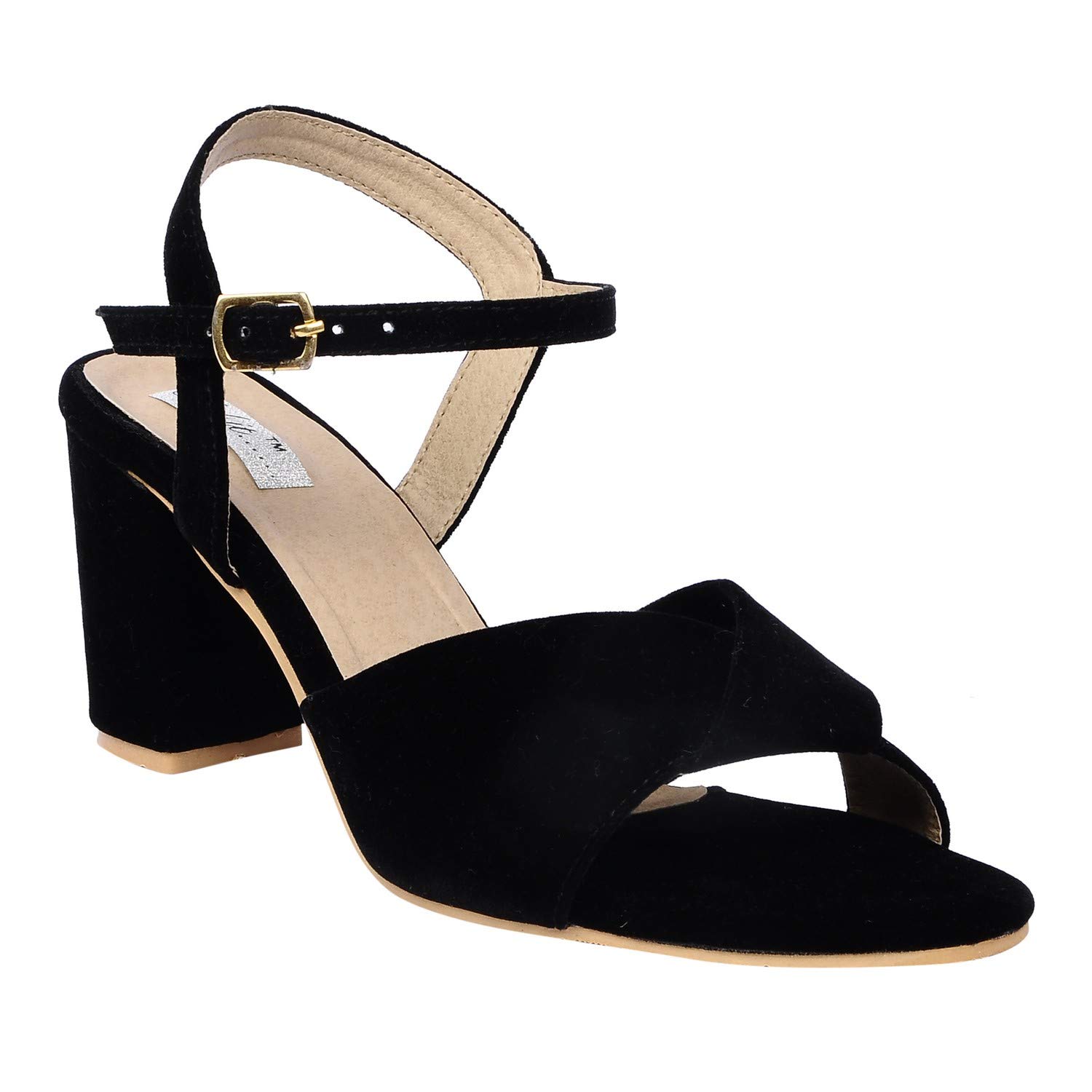 Feel it Black Block Heels for Womens 2311-BLACK-41 (B07H962P59) Amazon Price History, Amazon Price Tracker