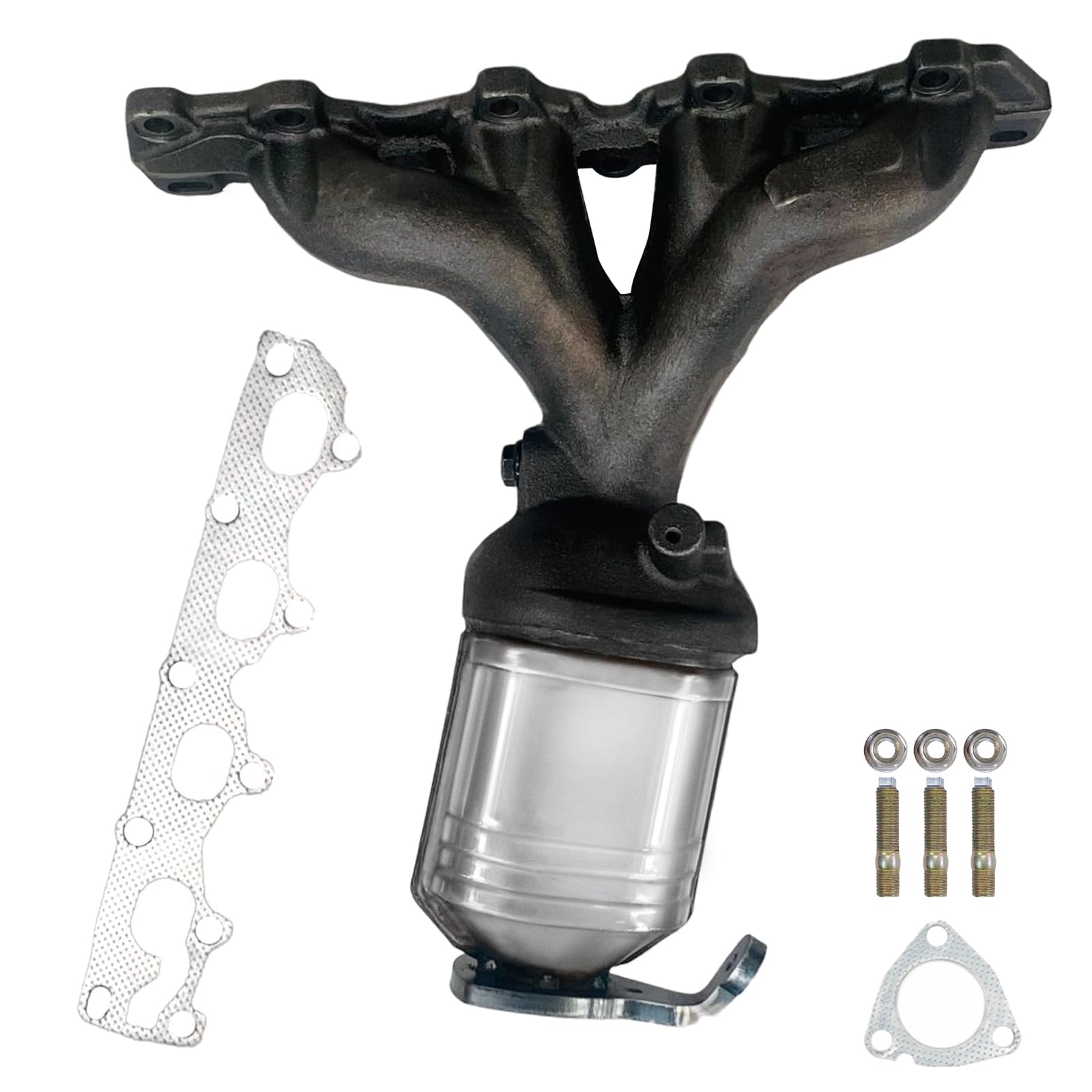 JT Exhaust Catalytic Converter Compatible with Chevrolet Malibu 2004-2008 2.2L 2.4L, Pontiac G6 2006-2010 2.4L, Saturn Acura 2007 2008 2.4L (EPA Compliant)(Catalyst+ Grade)