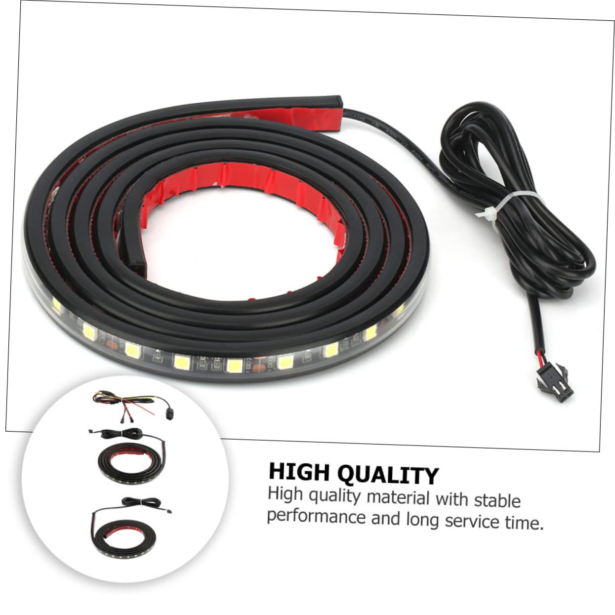 STOBAZA Striscia Luminosa per Cassone Pick-up 3 Pezzi, Luce Bilaterale per Camion, Accessorio Lampada Auto Compatibile per Guida Notturna e Illuminazione Cassone