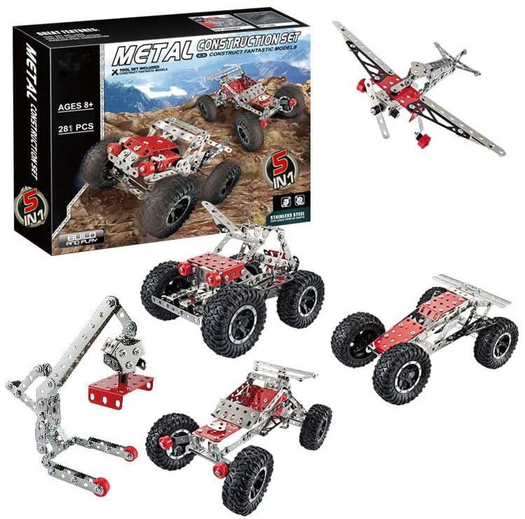 See full amazon price history chart for ICW Metal DIY Car Building Blocks for Kids | Educational & Learning Blocks for Kids | Creative Mechanical Construction Engineering Kit 8+ (5 in 1 (281 pc) 869-5) ICW Metal DIY Car Building Blocks for Kids | Educational & Learning Blocks for Kids | Creative Mechanical Construction Engineering Kit 8+ (5 in 1 (281 pc) 869-5) (B0CBVPBPV3) Amazon Price History, Amazon Price Tracker