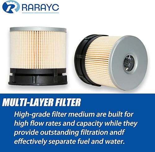 Miniatura 3 de S3213 Filtro de combustible Separador de agua de repuesto para motor fuera de borda marino Mercury con púas de 38 pulgadas x 14 pulgadas NPT