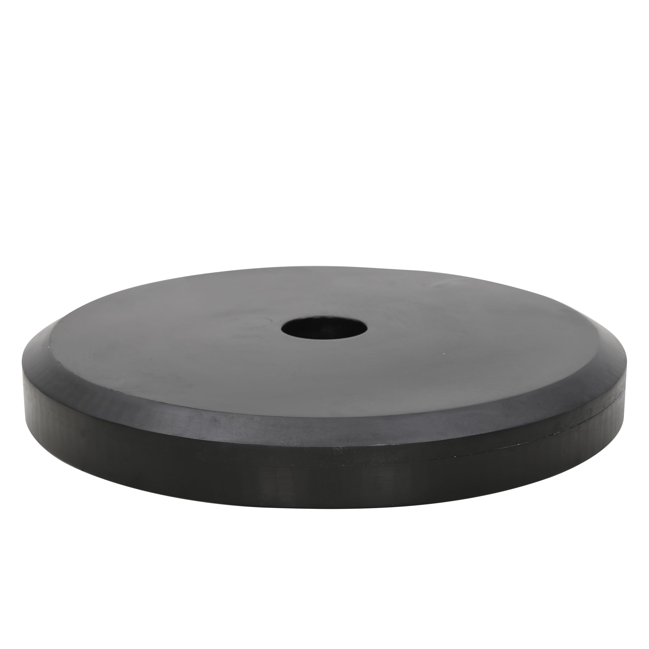 METRO Professional Plaque de Stand Parasol, HDPE/Ciment, Ø 55 x 7.2 cm, 30 kg, Noir