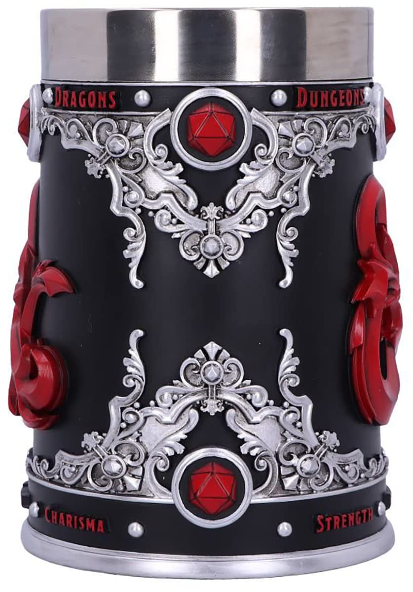 Nemesis Now D20 D20 Don et Dragons Fantasy Role Play Chope Noir 15,5 cm