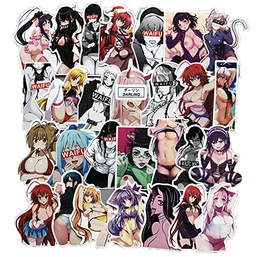 100 Pcs Bunny Girl Stickers Sexy Girl Decals for Water Bottle Hydro Flask Laptop Luggage Car Bike Bicycle Waterproof Vinyl Sexy Women Stickers Pack