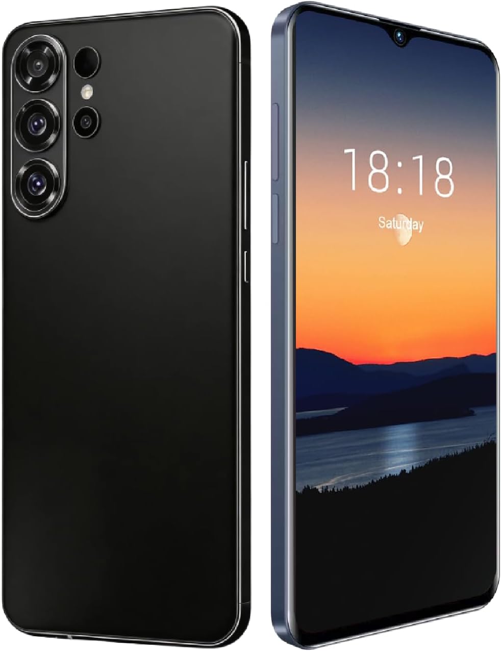 Foxion Android Smartphone, 6.56 Inch 90Hz Display, 8GB RAM 64GB Storage, 4000mAh Battery, Octa-Core, Face ID, 4G Dual SIM, Unlocked (1)