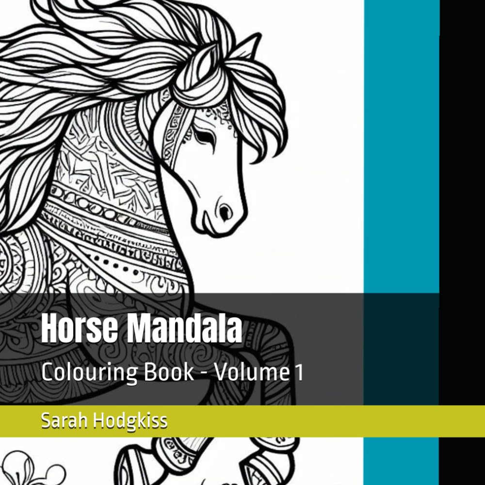 Horse Mandala: Colouring Book - Volume 1