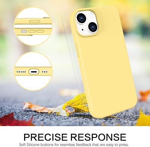 Miniatura 113 de BENTOBEN Compatible con iPhone 14, silicona líquida de gel de goma, forro de microfibra, parte trasera dura, a prueba de golpes, funda protectora