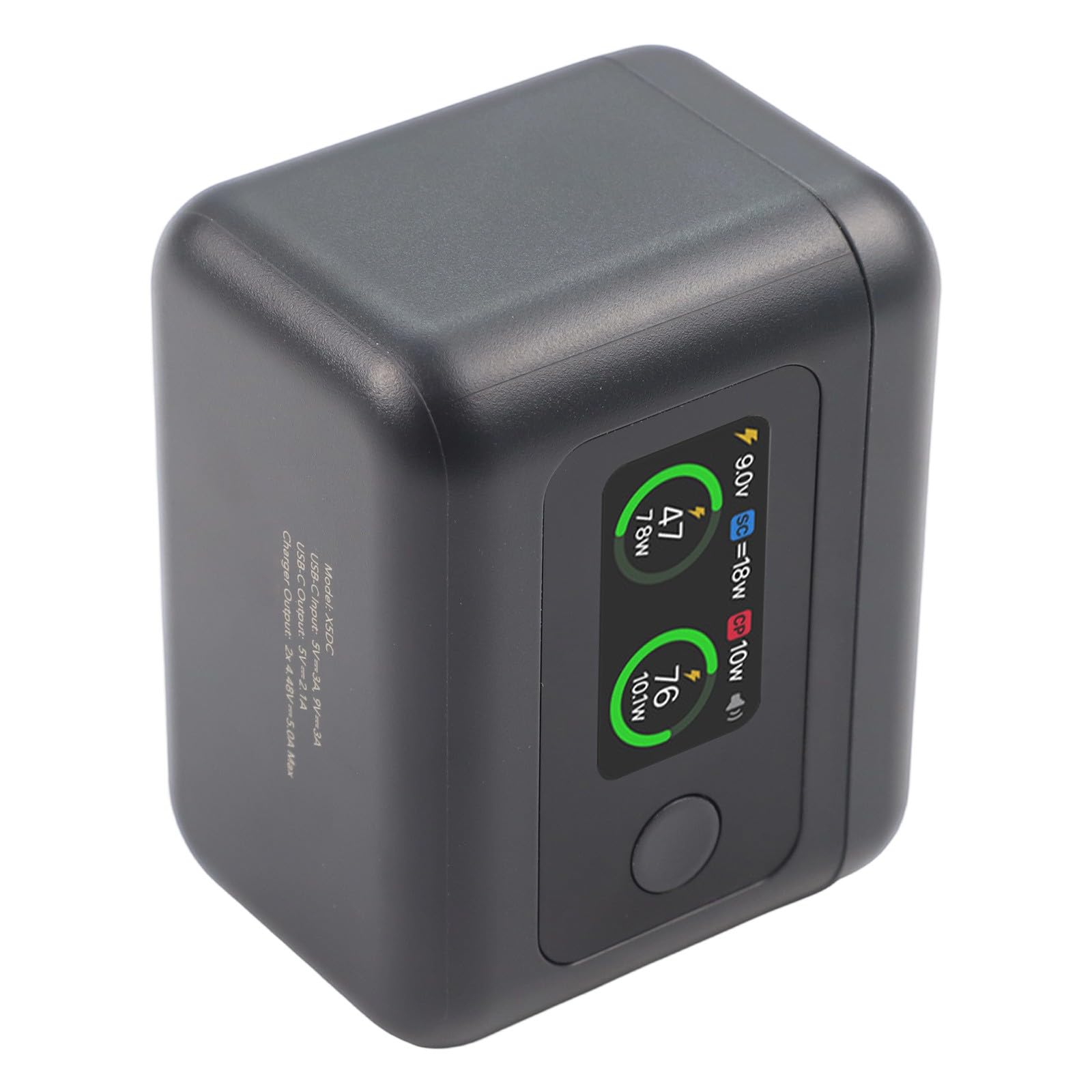Hub di ricarica, caricabatterie per Insta360 X5, ricarica rapida da 27 W con display a LED, stazione di alimentazione a doppio slot, custodia portatile da viaggio