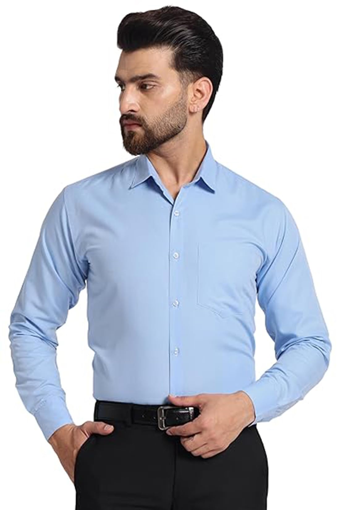 Shirt for Men, Solid Full Sleeves Shirt,Cotton Formal Shirts, Regular Fit Stylish Mens Shirt-picture-40