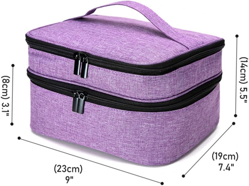 Nail Polish Gel Travel Bag Organizer Sturdy and Flexible Large Capacity Simple and Generous Design