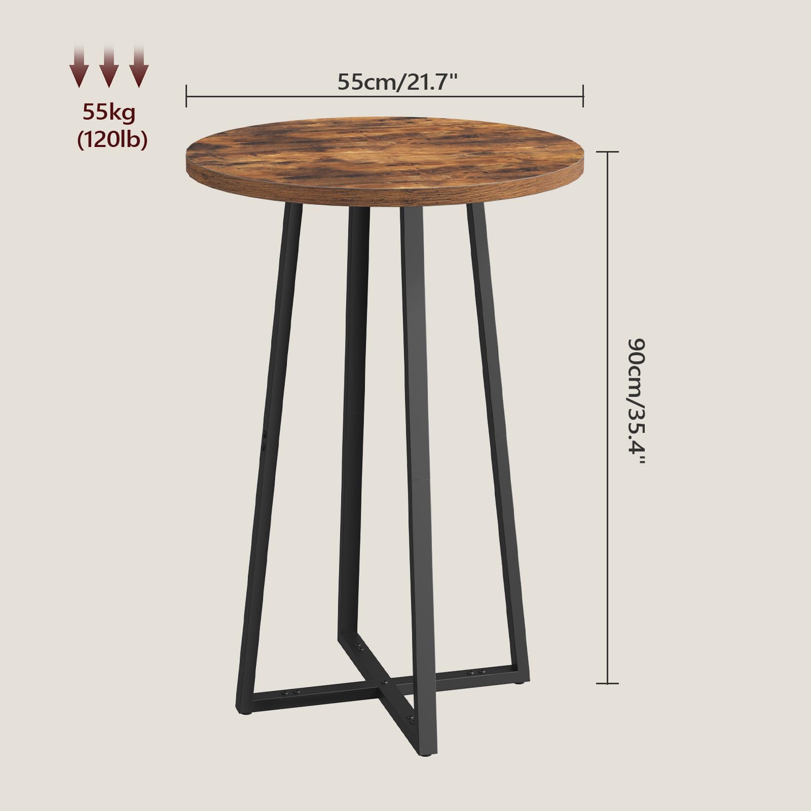 MAHANCRIS Bar Table BTHR12601 1