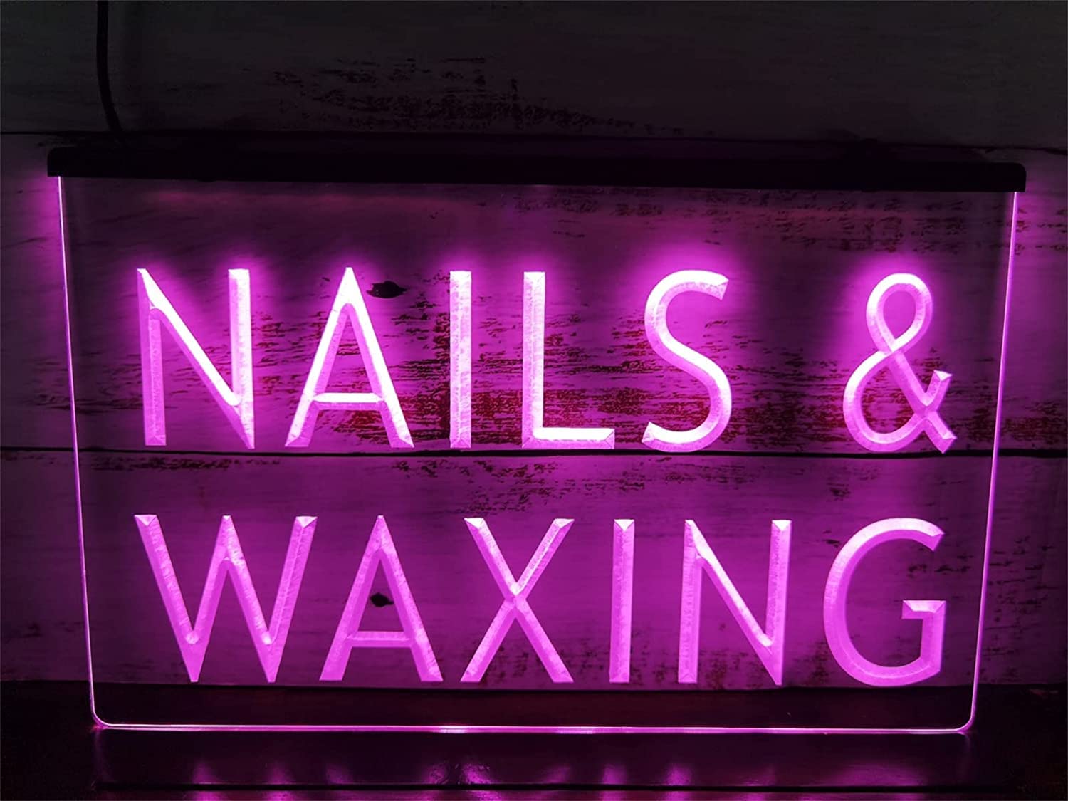 Insegna Luminosa A LED Per Salone Di Bellezza E Nail Spa | Scritta Decorativa Da Parete 30x20 Cm | RGB Dimmerabile Con Telecomando | Alimentazione USB | Personalizzabile