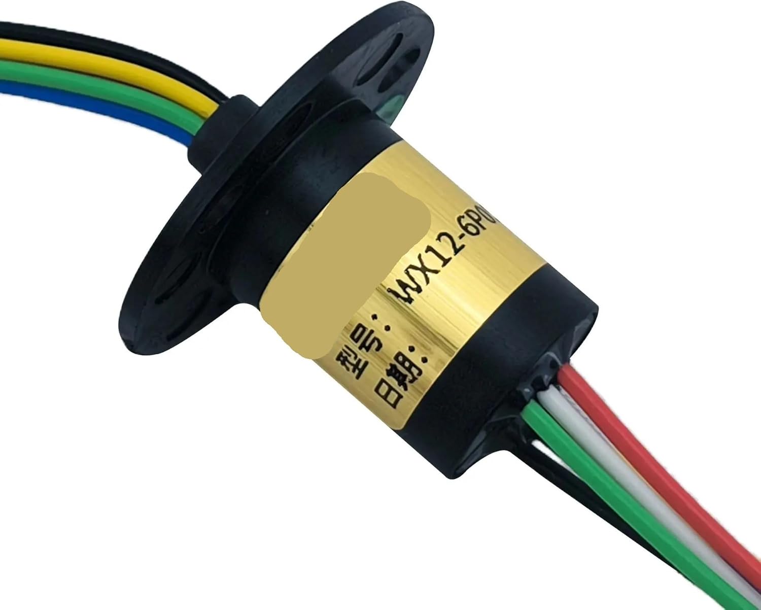 Slip ring Specially designed to solve the winding problem of rotating equipment. 6-way 5 amp slip ring