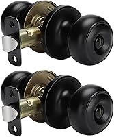 Vista 25 de Goldenwarm - Perillas interiores de puerta de bronce aceitado, perillas para puerta de dormitorio, pomo de puerta de bronce con privacidad, perilla