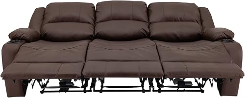 Miniatura 232 de RecPro Charles - Sofá reclinable doble de pared de 58 pulgadas, para autocaravana, con tela mejorada (color plomizo)