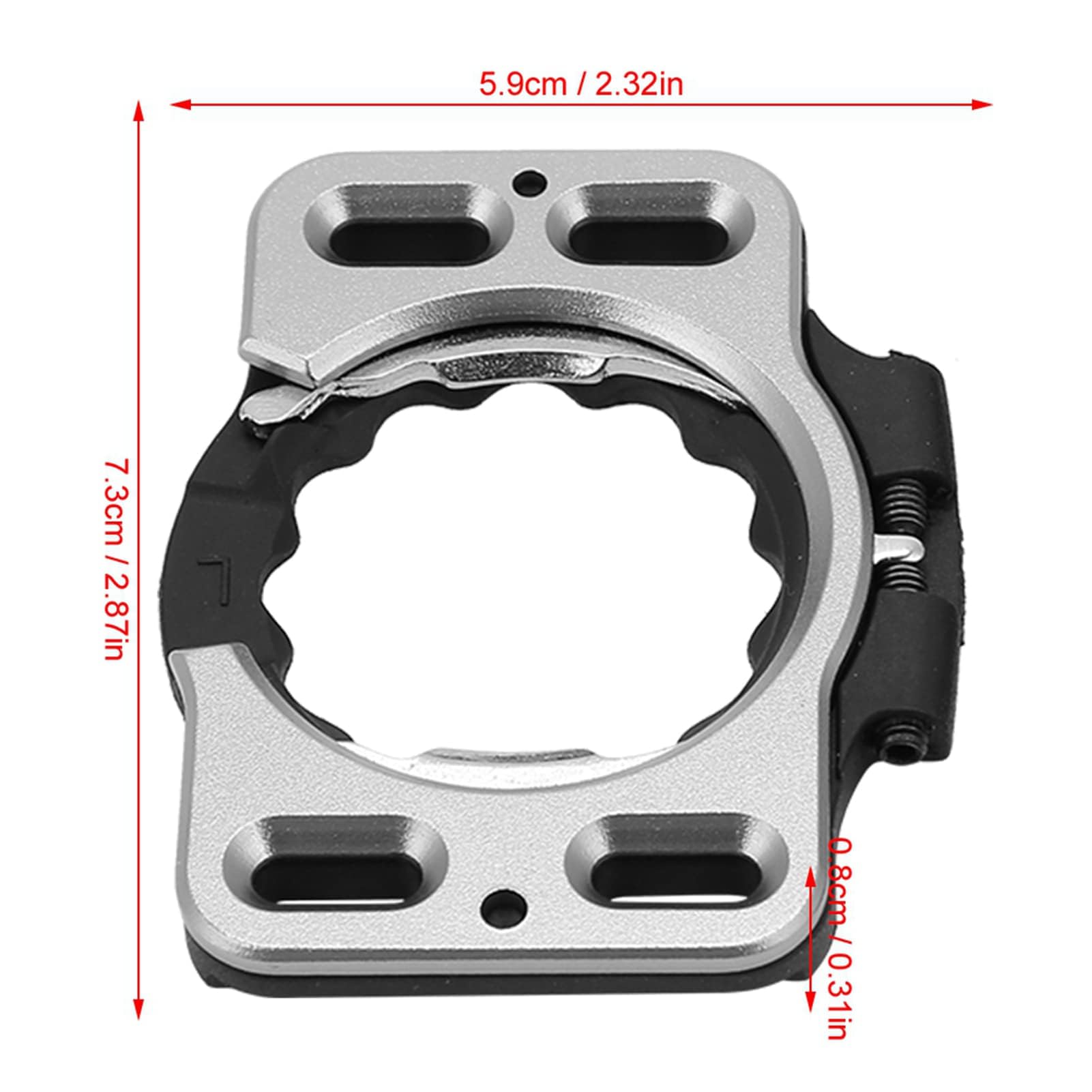 Couvre-pédales de vélo en Aluminium, 1 Paire de Cales à dégagement Rapide, adaptateurs de Conversion pour Speedplay Zero
