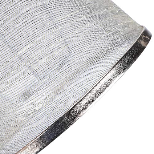 Lamp Shades, Fabric Chandelier White Lampshade Small 4.3\" Top Diameter x 6\" Bottom Diameter x 5.5\" Slant Height for Wall Light Bedside Mini Table Lamp Cover Shade