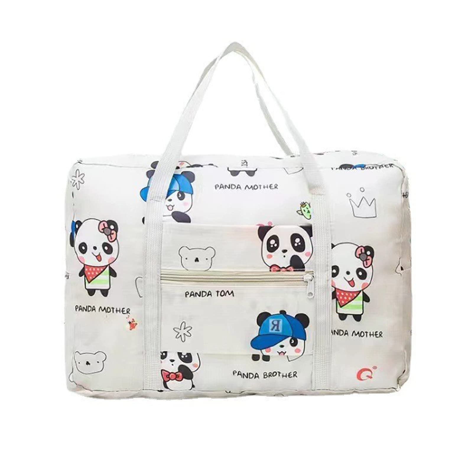 Nylon Foldable Duffel Bag Travel Organizer Weekend Hand Bags Portable Suitcases Large Travel Clothing Storage Bag Womens Tote